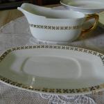 Porcelain Dish Set - white porcelain - 1800