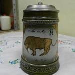 Beer Mug - ceramics - Horoskop Zvìrokruh Gerz Nìmecko - 1800