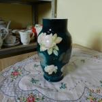 Porcelain Vase - white porcelain - 1900