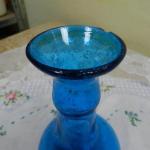 Vase - blue glass - 1960