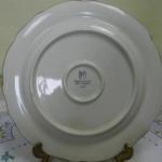 Decorative Plate - white porcelain - 1930