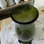 Vase - green glass - 1930