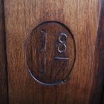Bookcase - solid oak - 1817