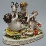 Porcelain Figural Group - white porcelain - Volkstedt - Rudolstadt - 1900
