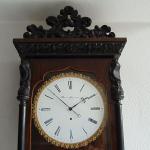 Pendulum Clock - walnut wood - Elsner & Petrowits in Wien - 1840