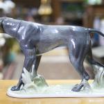 Porcelain Dog Figurine - porcelain - F. Diller, Rosenthal - 1915
