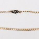 Pearl Necklace - silver, gold - 1930