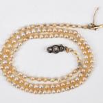 Pearl Necklace - silver, gold - 1930