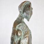 Nude Figure - patinated bronze, granite - Emil Filla - 1990