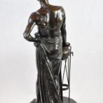 Nude Figure - patinated bronze - Wilhelm Kumm - 1900