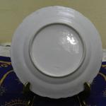 Plates - white porcelain - Bezov, Bohemia - 1880
