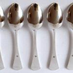Five silver-plated teaspoons - Sandrik