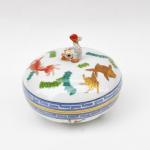 Round Box - glazed porcelain, painted porcelain - Herend - 1950