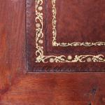 Writing Desk - solid oak, leather - 1950