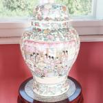 Porcelain Vase with Lid - glazed porcelain - 1920