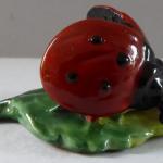 Small porcelain ladybug - Rudolstadt, Volkstedt