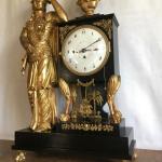 Clock - wood, brass - 1800