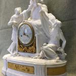 Clock - bisque, bronze - 1780