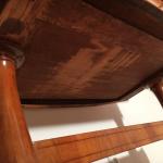 Writing Table - solid wood, cherry veneer - 1840