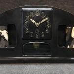 Art Nouveau Clock - brass, marble - Lenzkirch  - 1900