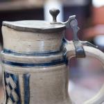 Beer Mug - tin, ceramics