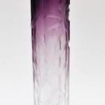Vase - facet glass, amethyst glass - Ludwig Moser - 1915
