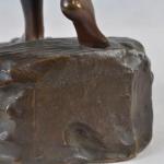 Nude Figure - patinated bronze - Alphonse Emmanuel de Moncel de Perrin - 1905
