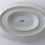 Sauce bowl, gold and blue line - Meissen