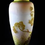 Vase - thick-walled glass, flashed glass - mile Gall - 1902