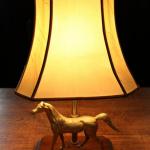 Table Lamp - metal, fabric - 1970