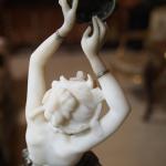 Dancer - alabaster, bronze - Gory - 1900