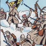 Attack of the Prussian army, the First World War