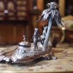 Inkwell - silver - 1900
