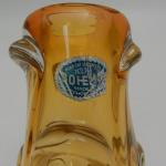 Vase - glass, metallurgical glass - 1960