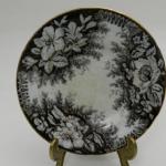 Plate - porcelain - Star Role - 1860