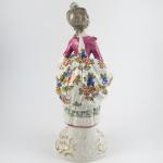 Porcelain Girl Figurine - Volkstedt - Rudolstadt - 1905