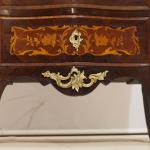 Secrtaire Chest - solid wood, marble - 1890