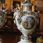 Pair of Porcelain Vases - white porcelain - Dresden - 1890