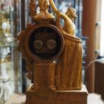 Mantel Clock - wood, enamel - Wien 1820 - 1820