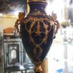 Porcelain Vase - porcelain, cobalt - Sevrs France - 1880