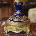 Porcelain Vase - porcelain, cobalt - Sevrs France - 1880