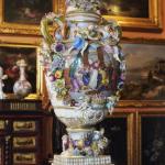 Porcelain Vase - white porcelain - Dresden 1870 - 1870