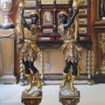 A pair of Venetian light bearers