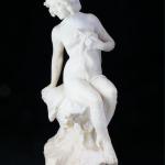 Nude Figure - alabaster - G. Papucci - 1920