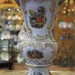 Porcelain Vase - white porcelain - Meisssen - 1880