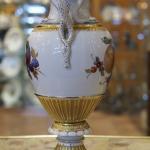 Porcelain Vase - white porcelain - Meissen - 1880