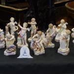 Meissen Porcelain Figural Group - white porcelain - 1890