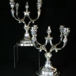 Four-Light Candelabra - silver - Jakob Grimminger, Schwäbisch Gmünd, Nìmecko - 1935