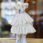 Porcelain Dancer Figurine - white porcelain