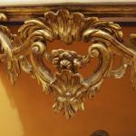 Console Table - wood, marble - 1800